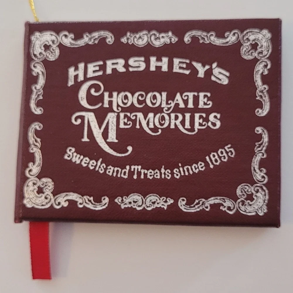 Vintage 1980 Hershey's Chocolate Memories Recipe Book Christmas Ornament Recipes